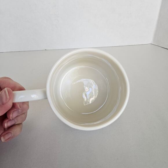 Orly Maison Dimpled Speckled Blue & White Ombre Ceramic Coffee Cup Mug - Picture 10 of 12